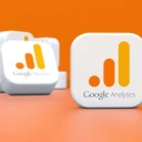 Google Analytics Chips on an Orange Background