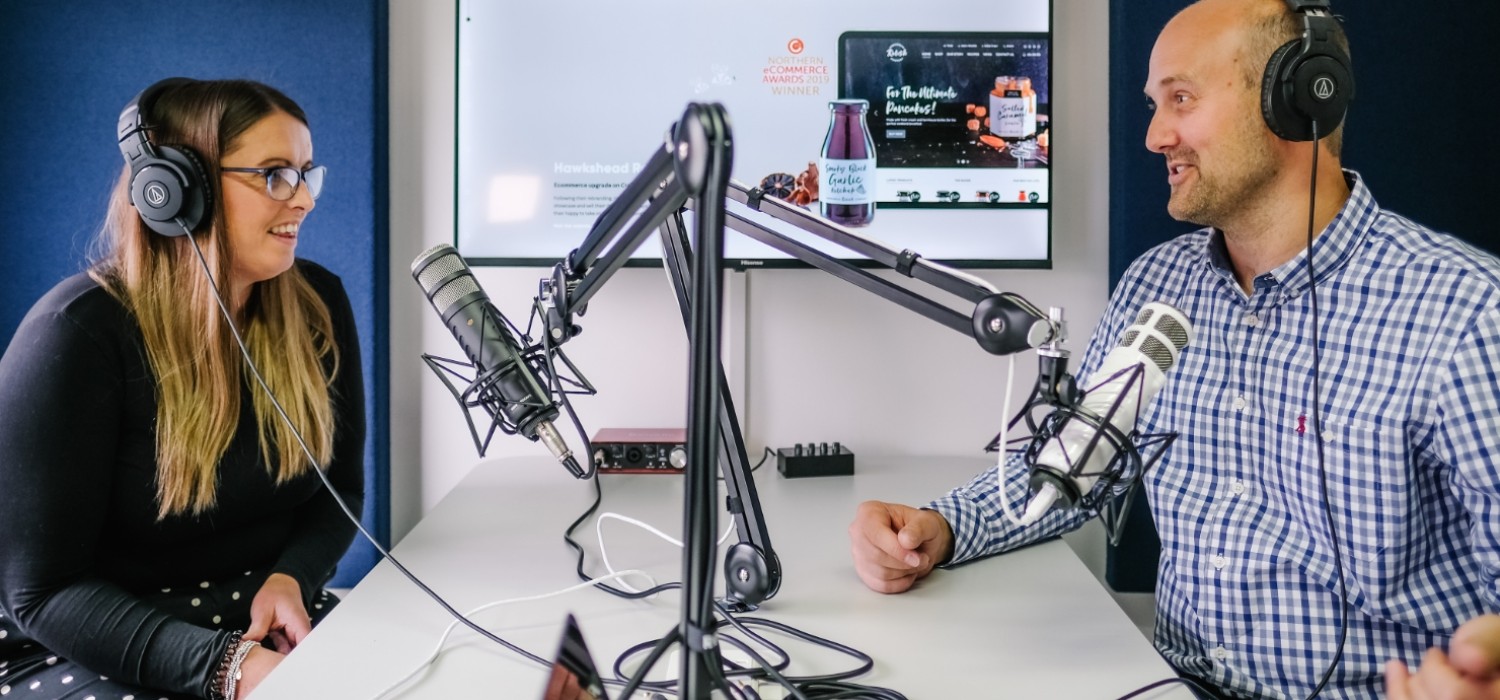 Podcast recording