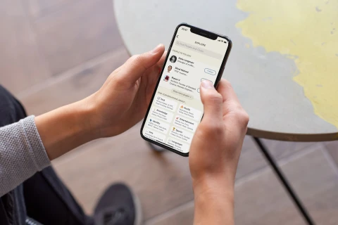 Clubhouse app on iphone