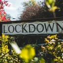 Lockdown street name sign