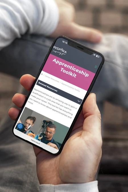 Mockup of a young man holding an iphone 11 pro 2130 el1