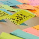 Planning with post it notes