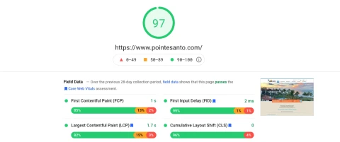 Google pagespeed insights