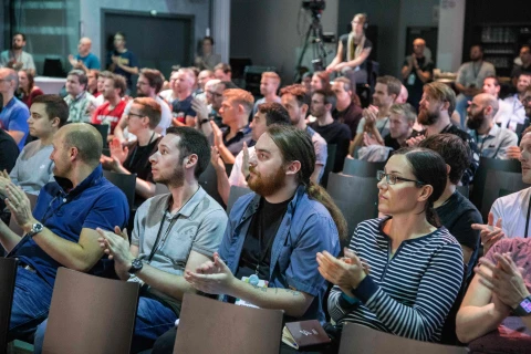 The A Digital Team at Dot All in Berlin in 2018