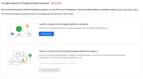 Google analytics 4 property setup