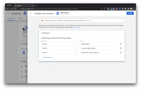 Scoreapp ga4 config step 2