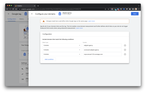 Scoreapp ga4 config step 2