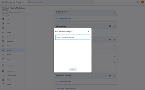 GMB services products