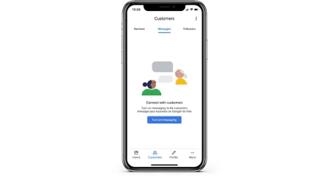 GMB messaging mobile app