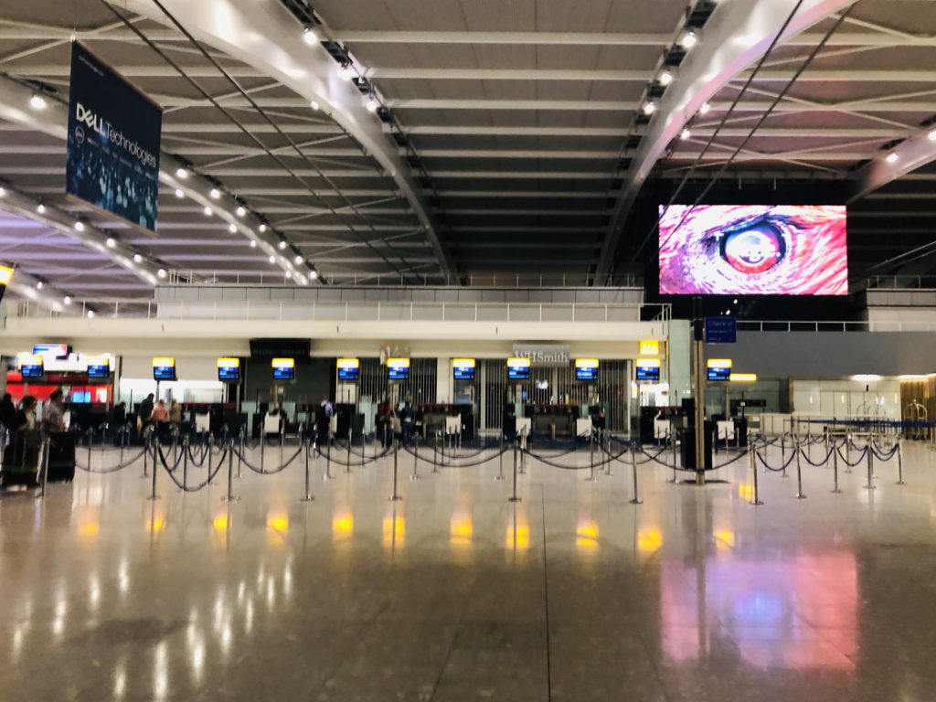 BA check-in desks at Terminal 5