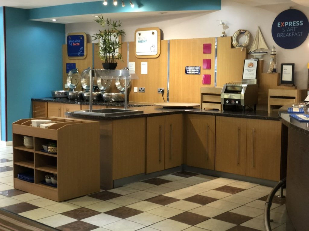 Buffet at Holiday Inn Express Poole