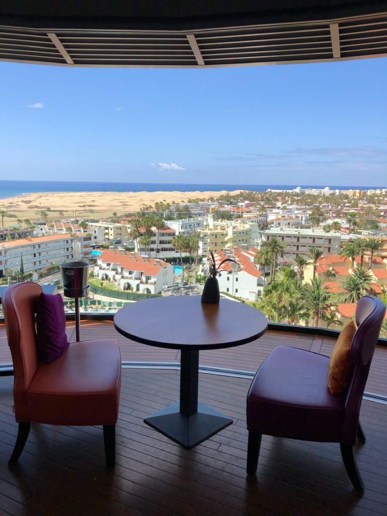 Roof-top restaurant at Bohemia Suites & Spa