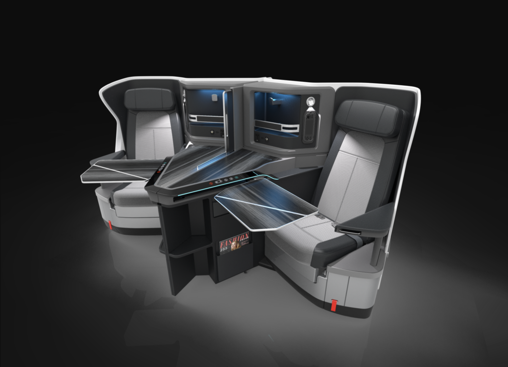 KLM's new JAMCO business class seat