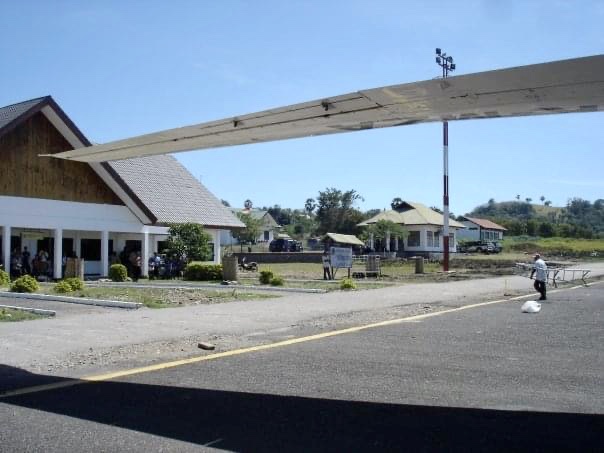 Arriving at Labuan Bajo Airport, Flores, Indonesia