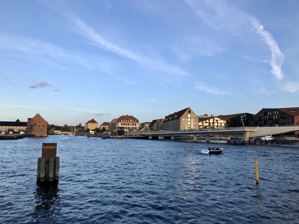 The harbour area in Copenhagen, Denmark