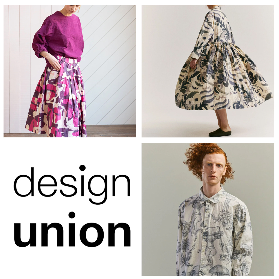 an image of print designs on the website of design union a textile print design studio in london