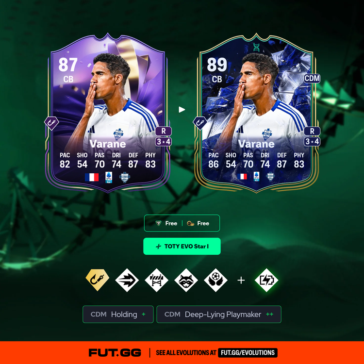 TOTY Evo Star I Varane