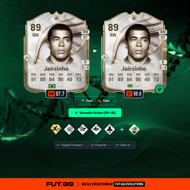Base Icon Jairzinho Versatile Striker Evolution