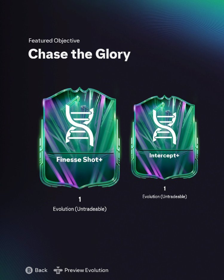 Chase the Glory Objective Group Reward