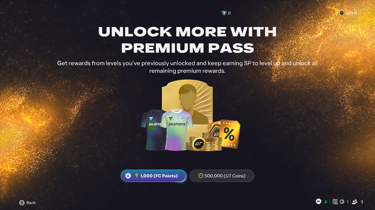 FC 26 Season 9 Premium Pass In Game Price