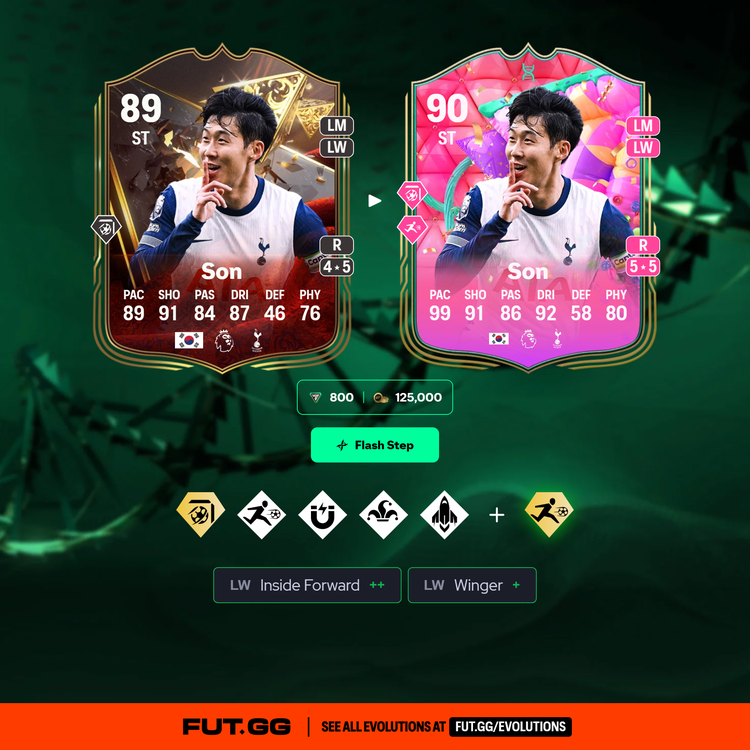 Son Flash Step Evolution