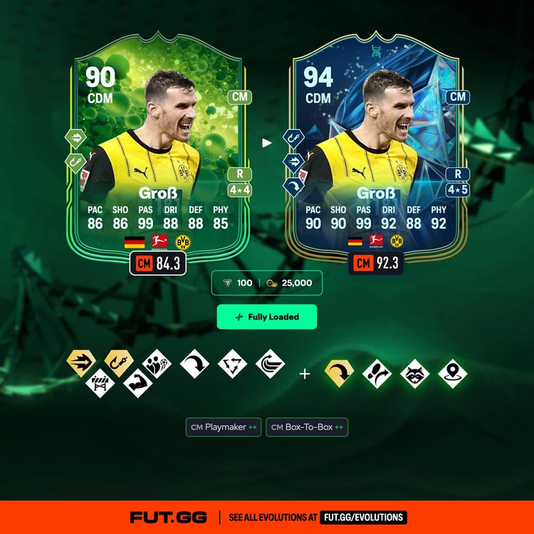 Groß Fully Loaded Evolution