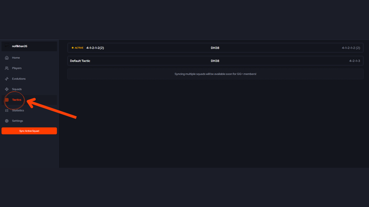 GG Club Tactics Page