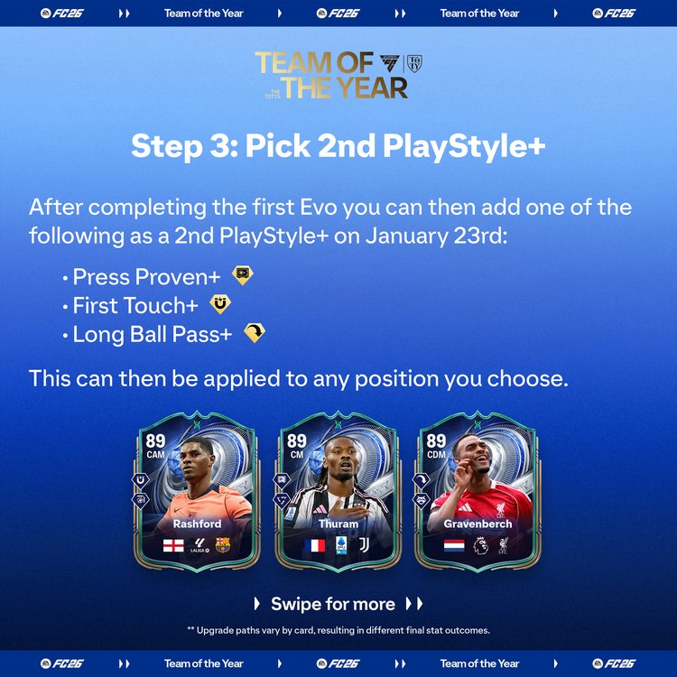 TOTY HM Evolution Second PlayStyle+ Pick