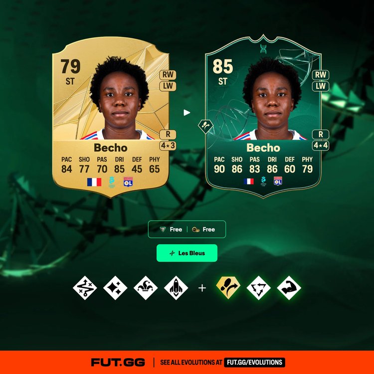 Becho Les Bleus Evolutions