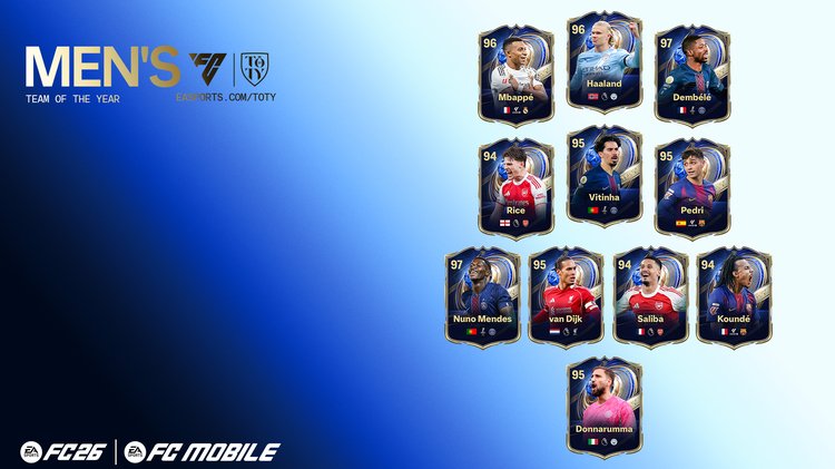 Mens TOTY XI
