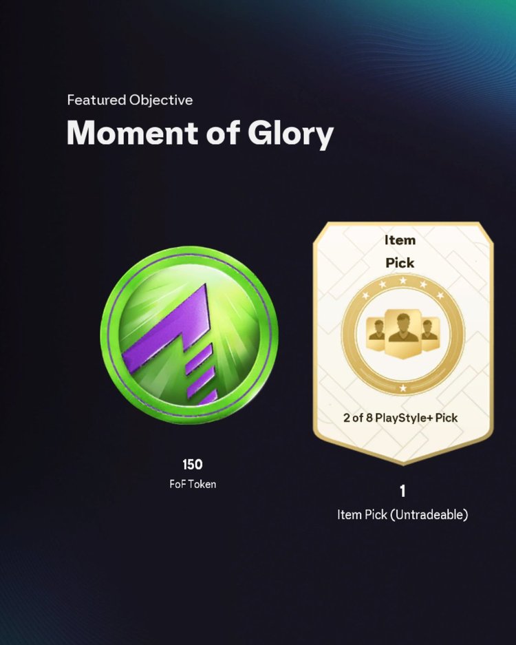 Moment of Glory Objective Reward