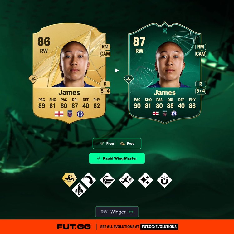 James Rapid Wing Master Evolutions