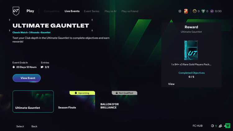 Gauntlet Mode in FUT 26