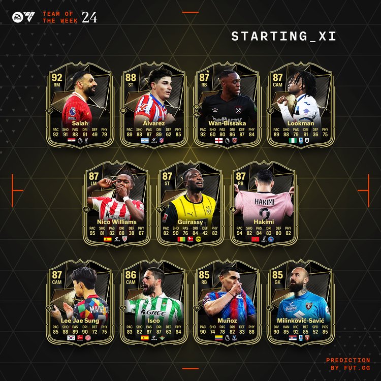 TOTW 24 XI