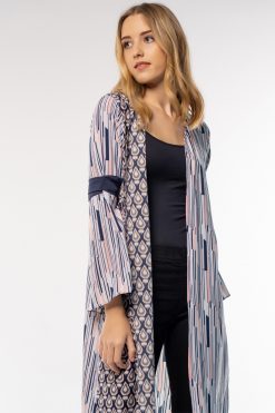 MBQ 000041Blue 3 Yellow Bell Sleeves Cape