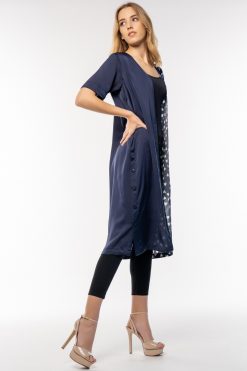 MBQ 000044 4 Black Pleated bell sleeves black