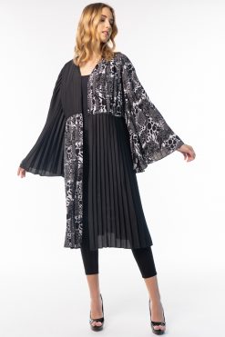 MBQ 000045 6 Mustard Pleated bell sleeves