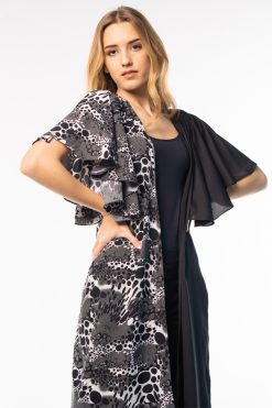 MBQ 000048 4 Blue Ruffled Sleeves