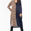 MBQ 000061 1 Mixed Color Blazer Cape