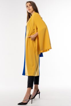 MBQ 000065 3 Yellow Blue Cape Sleeves