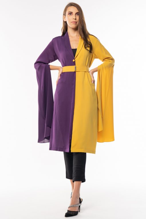 Flared Long Sleeve Cape