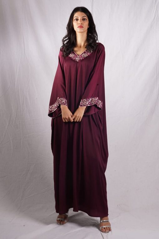 Reddish Maroon Jalabiya