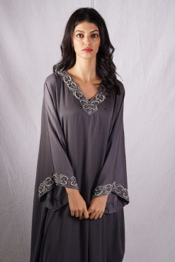 Purple Grey Jalabiya 6 SK 000004 3 Purple Grey Jalabiya