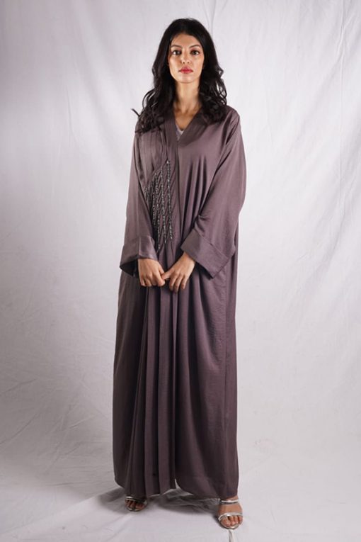 Mauve Beaded Bisht