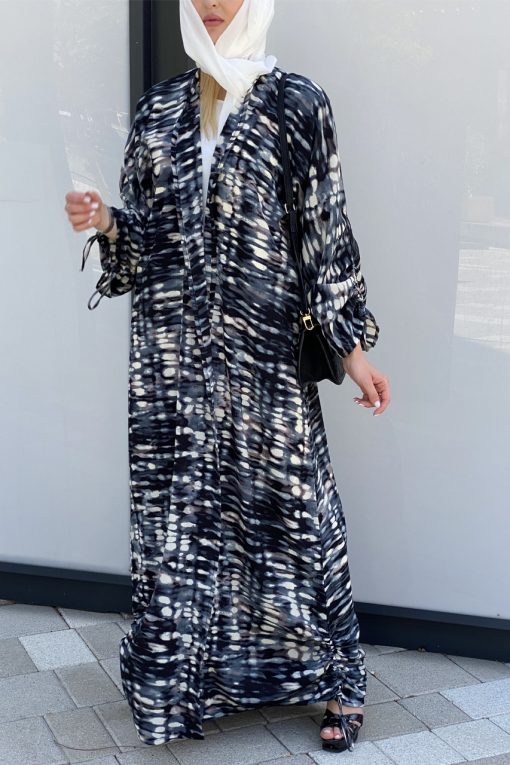 Abstract Printed Abaya