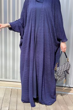Navy Abaya Set