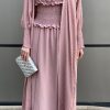 Pink Abaya Set