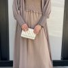 MOISS2110 1 Beige Abaya Set