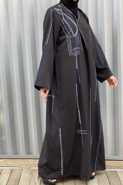 Abstract Thread Work Abaya