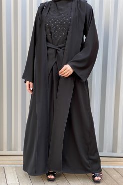 Black Nada Abaya Set